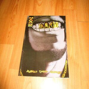 CAGE Marvel Max Graphic Comic Book Azzarello Corben 2003 Explicit Content 1st Pr